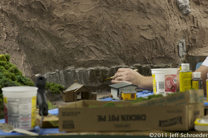 Painting the mountain Painting the mountain